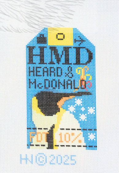 Heard & McDonald Retro Travel Tag