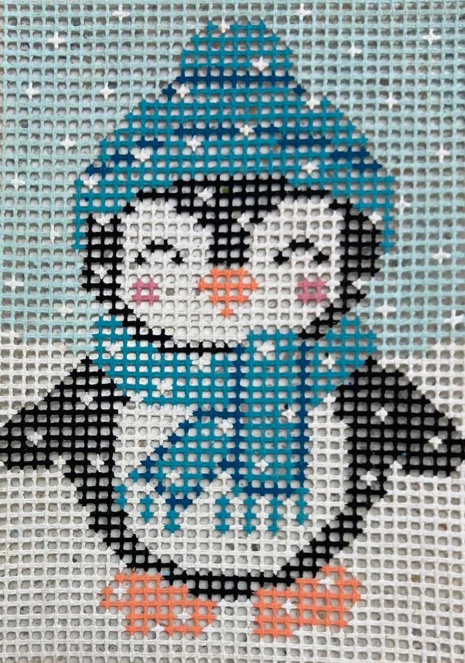 Stitchin' Littles Penguin Kids Needlepoint Kit