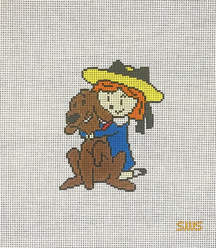 Stitching With Stacey Madeline & Genevieve needlepoint canvas