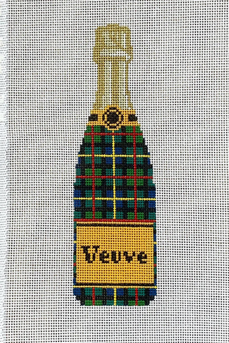 Champagne Bottle - Tartan