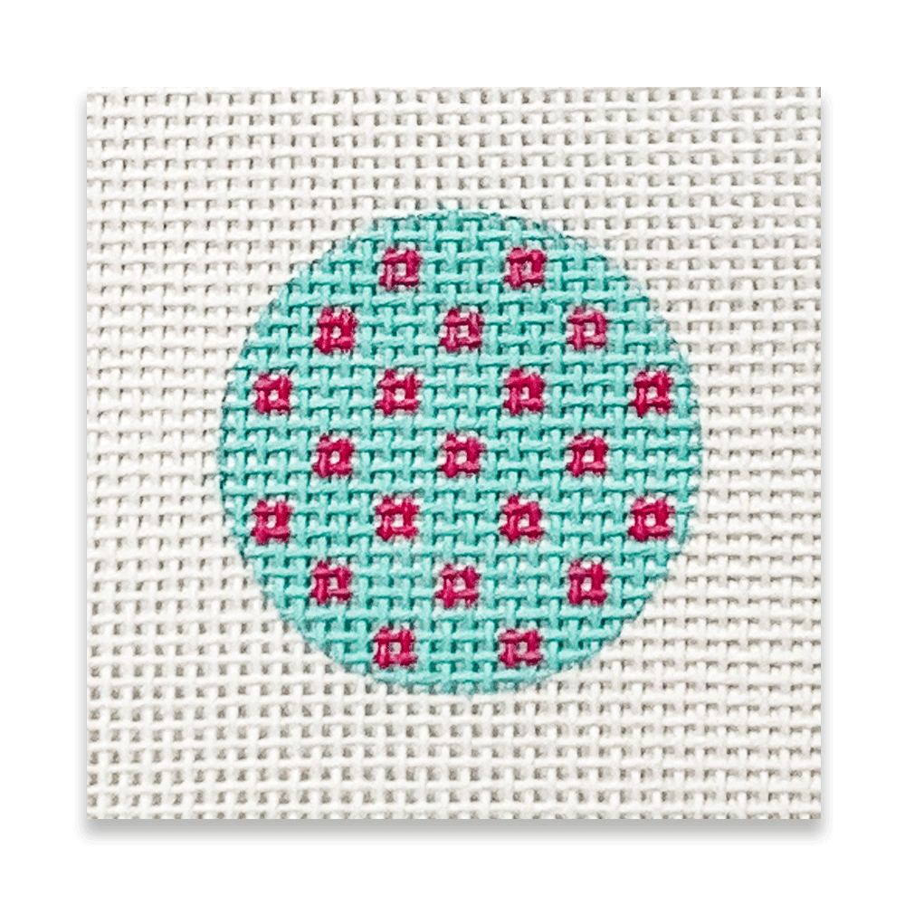 Turquoise And Fuschia Dot Insert