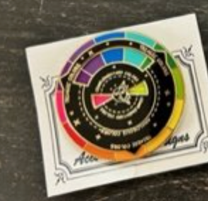 accoutrements Color Wheel Needle Minder in Black