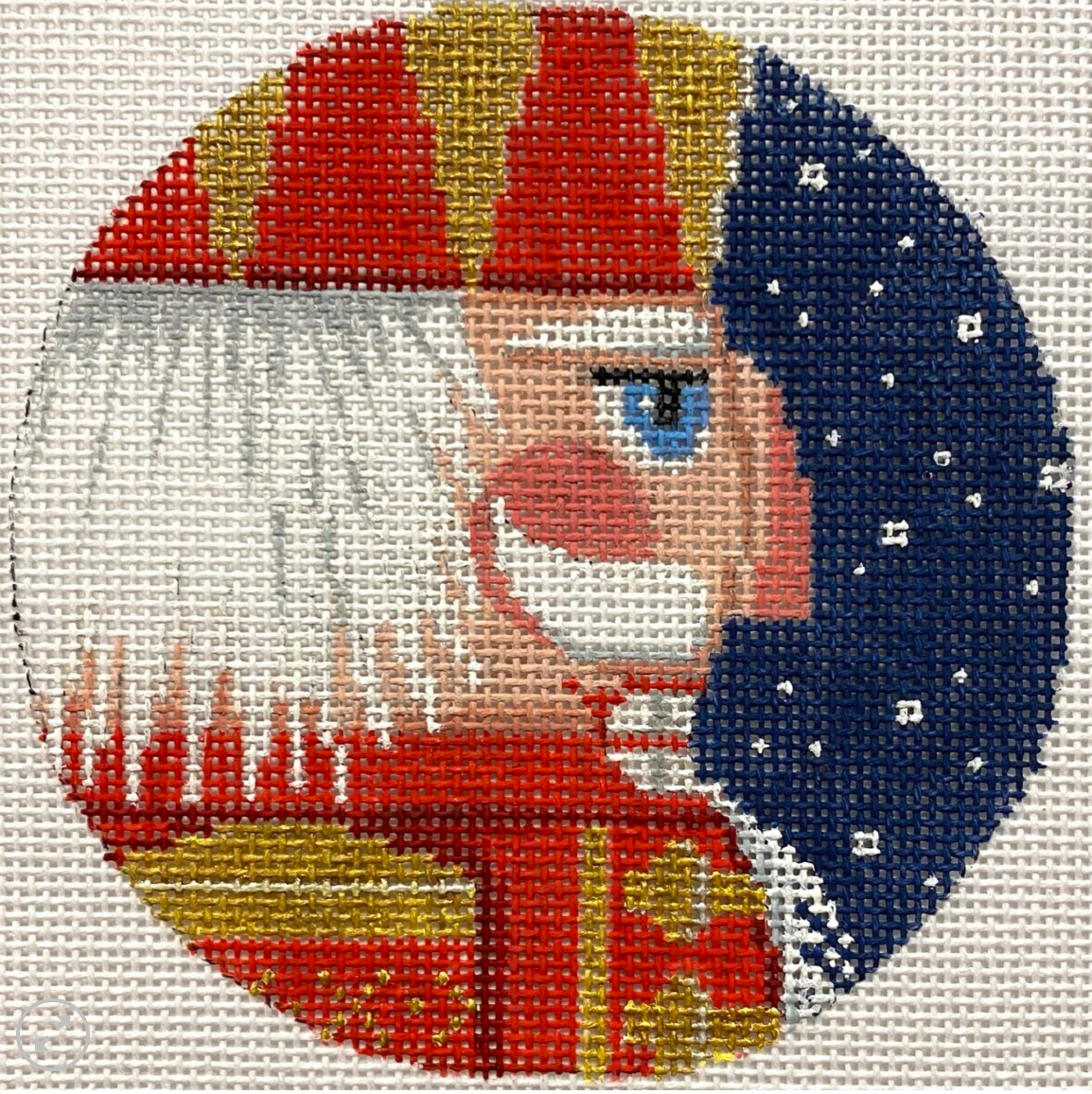 alice peterson Nutcracker Profile needlepoint canvas