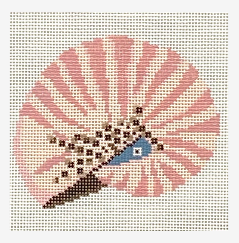 ann kaye Babys Ear Shell needlepoint canvas