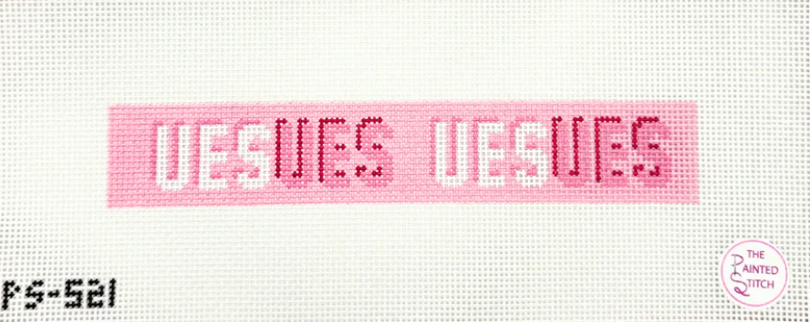 atlantic blue ues upper east side key fob needlepoint canvas