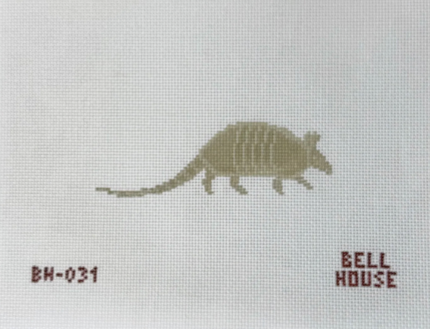 bell house designs Armadillo needlepoint canvas