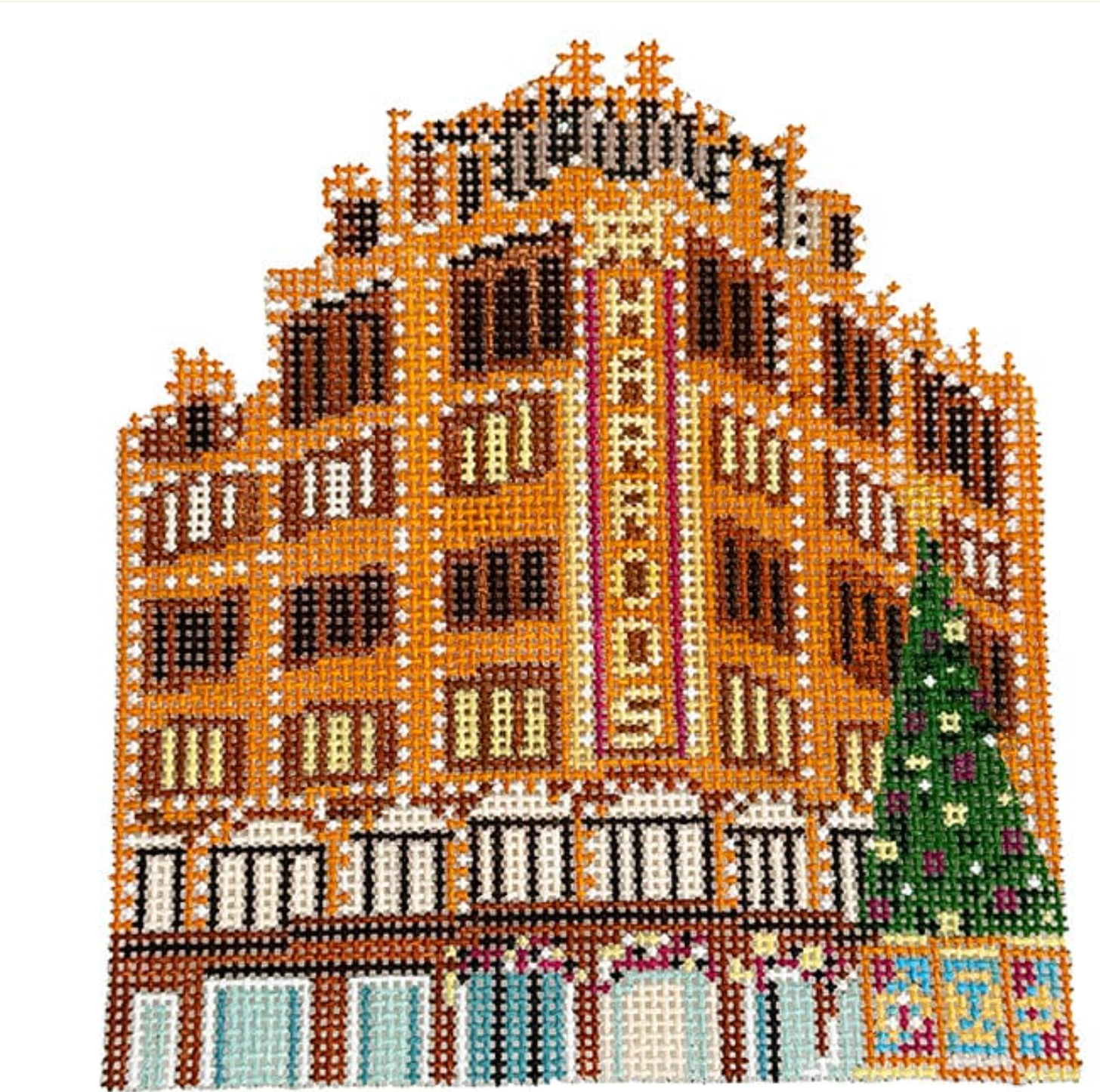 blue ridge stitchery Harrods London Series needlepoint canvas