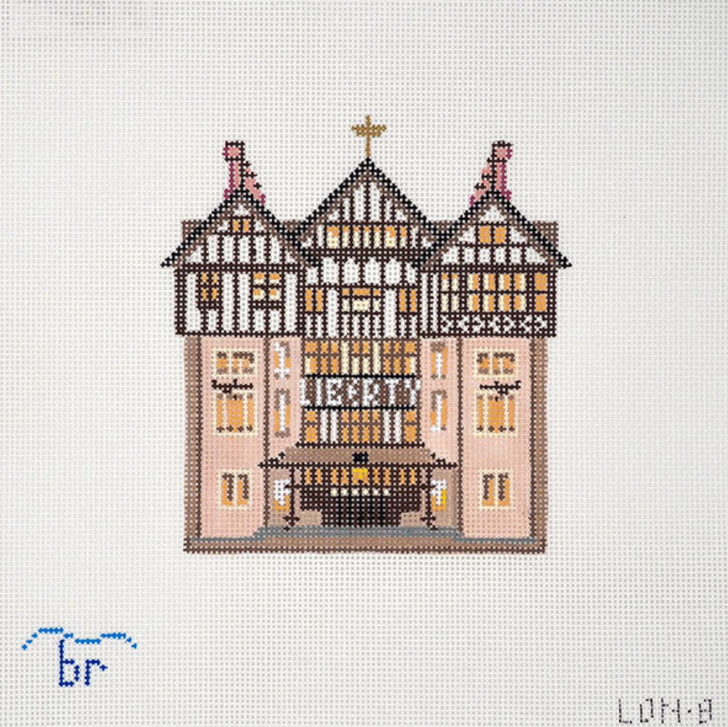 blue ridge stitchery Liberty of London needlepoint canvas