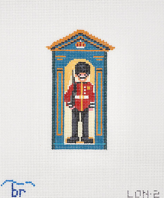 blue ridge stitchery Queens Guardsman needlepoint canvas