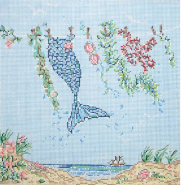 cooper oaks laundry by the sea needlepoint canvas