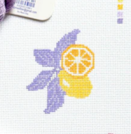 cotswold co Lavender Lemon needlepoint canvas