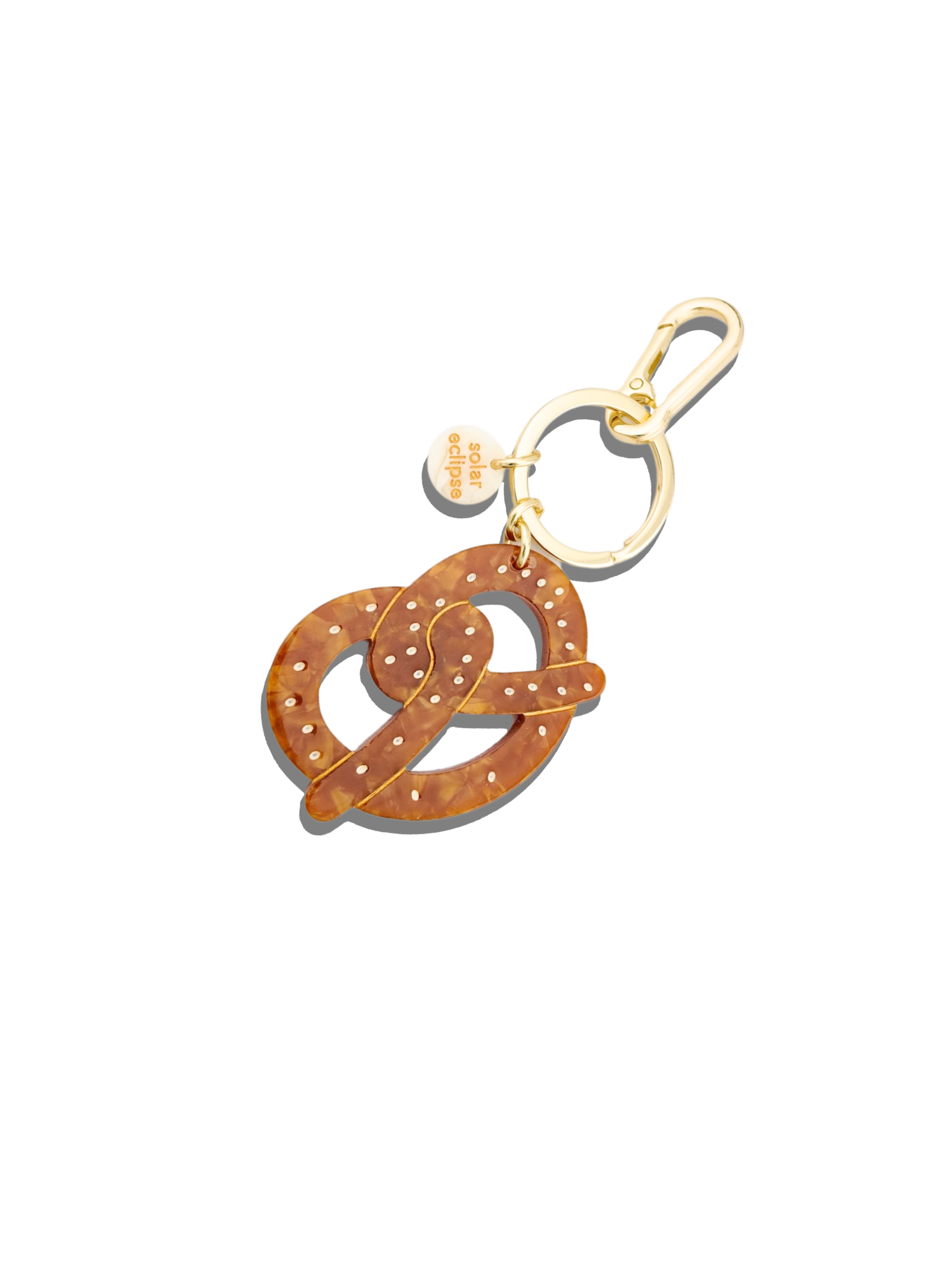 Hand-painted Pretzel Bag Charm, Needle Threader, & Keychain