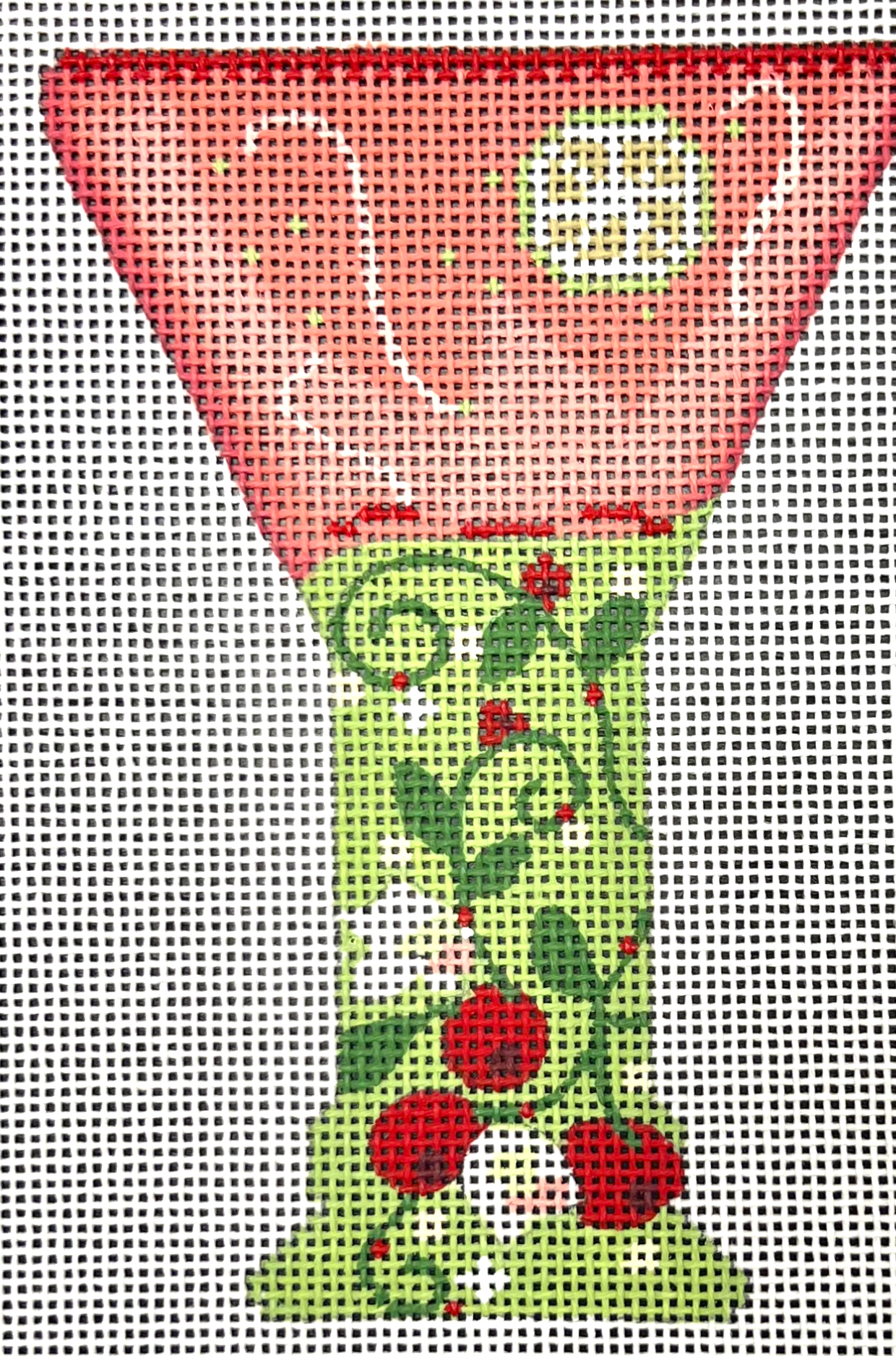 danji Cocktail Scissors Case Cosmopolitan needlepoint canvas