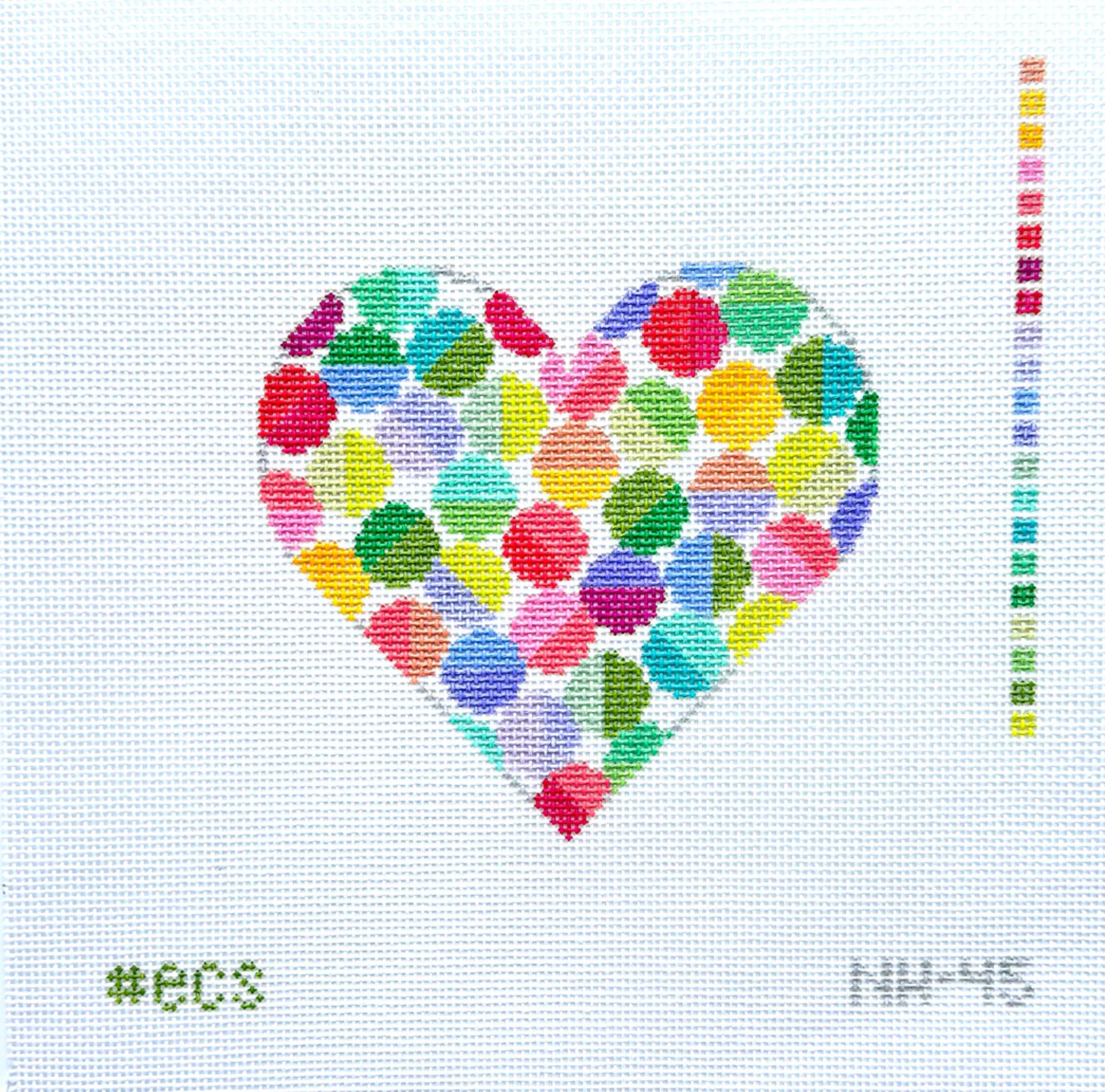 elizabeth crane swartz Lulu Heart needlepoint Canvas