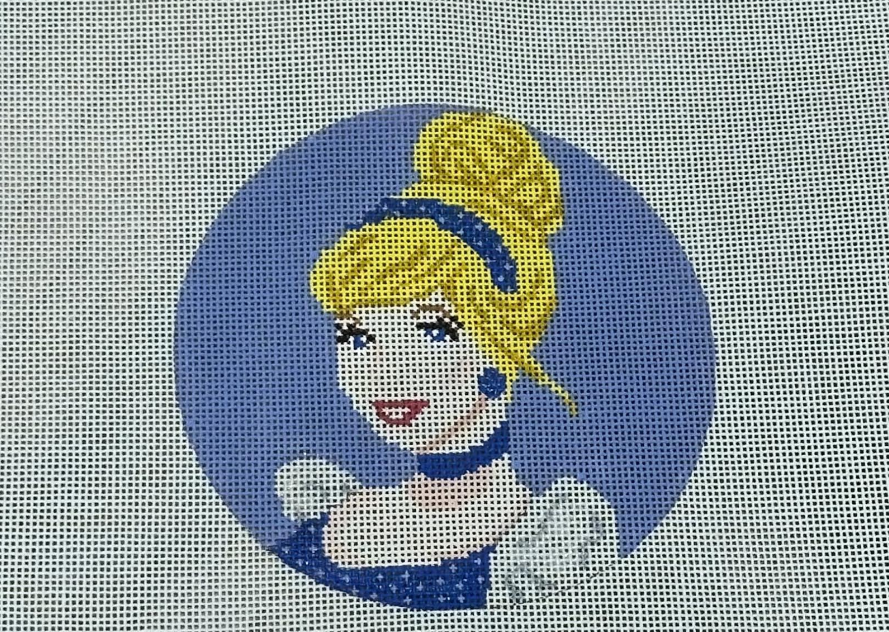 elm tree needlepoint cinderella ornament canvas
