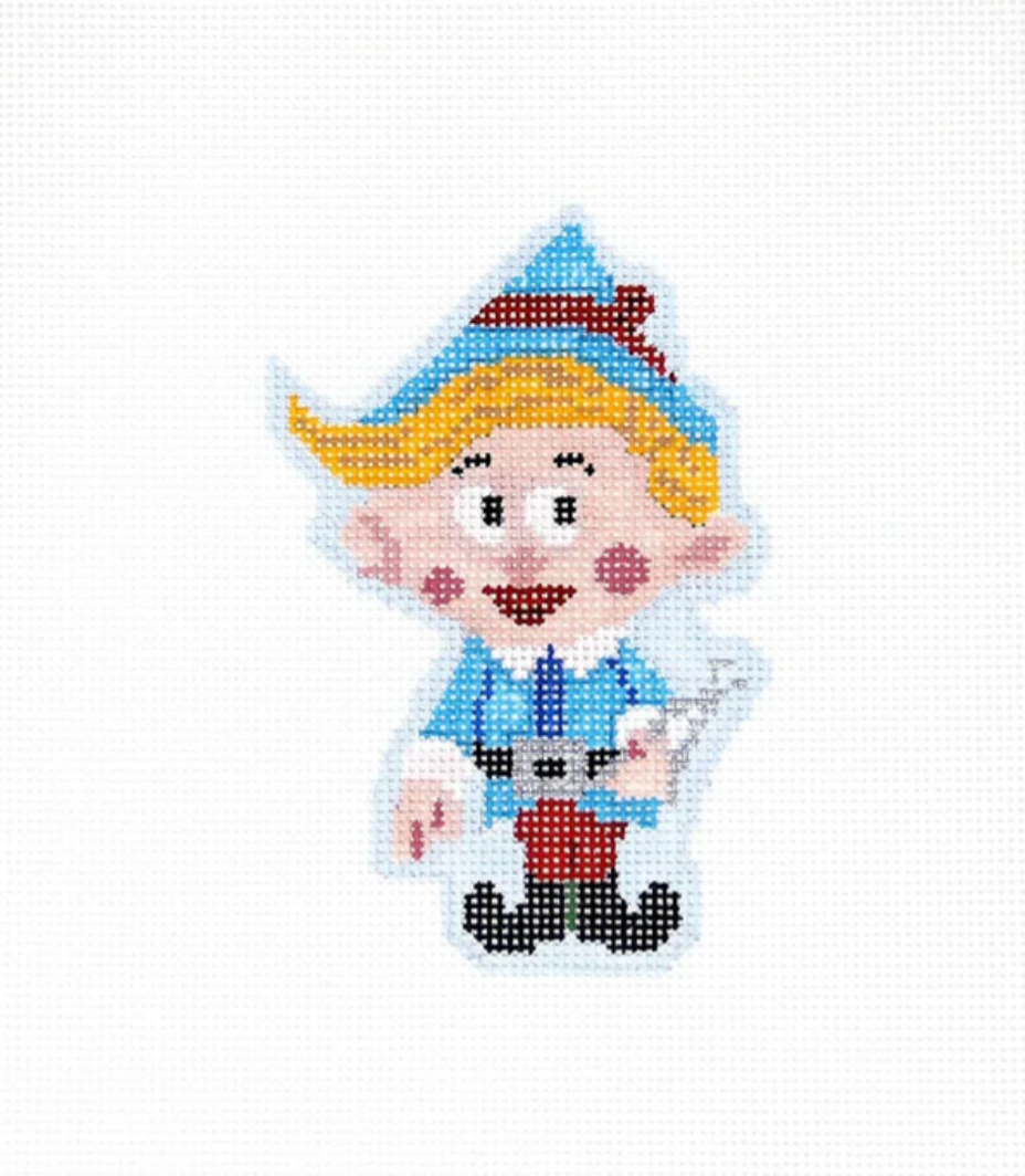 elm tree needlepoint hermey ornament canvas