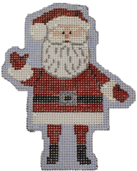 elm tree santa ornament needlepoint canvas
