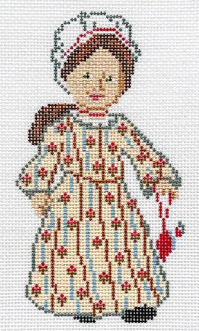 felicity american doll needlepoint canvas