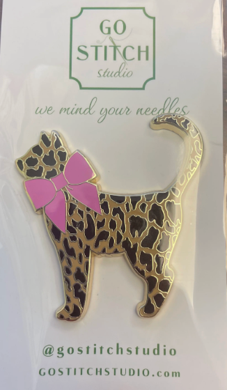 go stitch Leopard Kitty Needle Minder