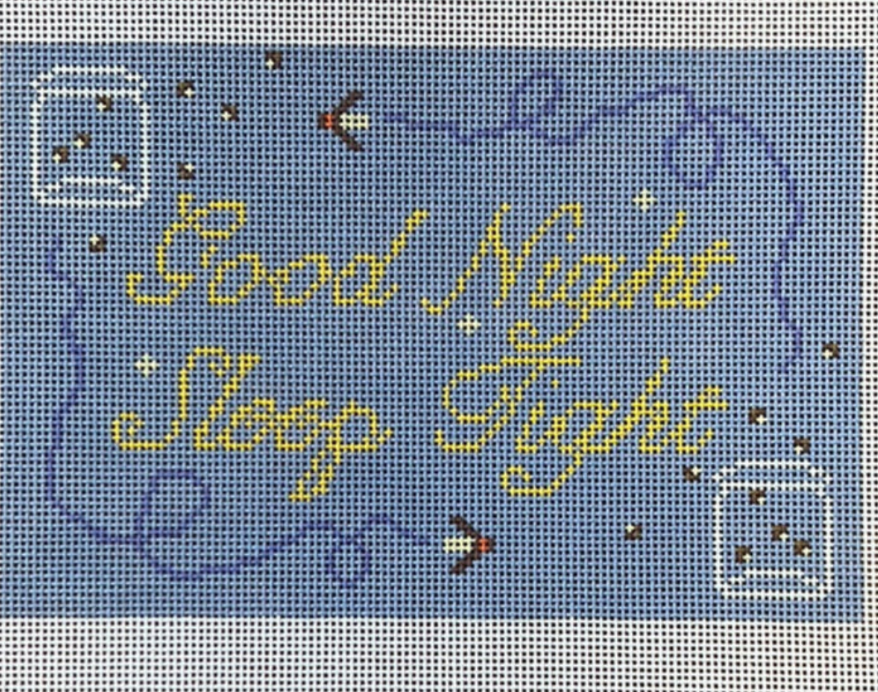 good night sleep tight needlepoint canvas
