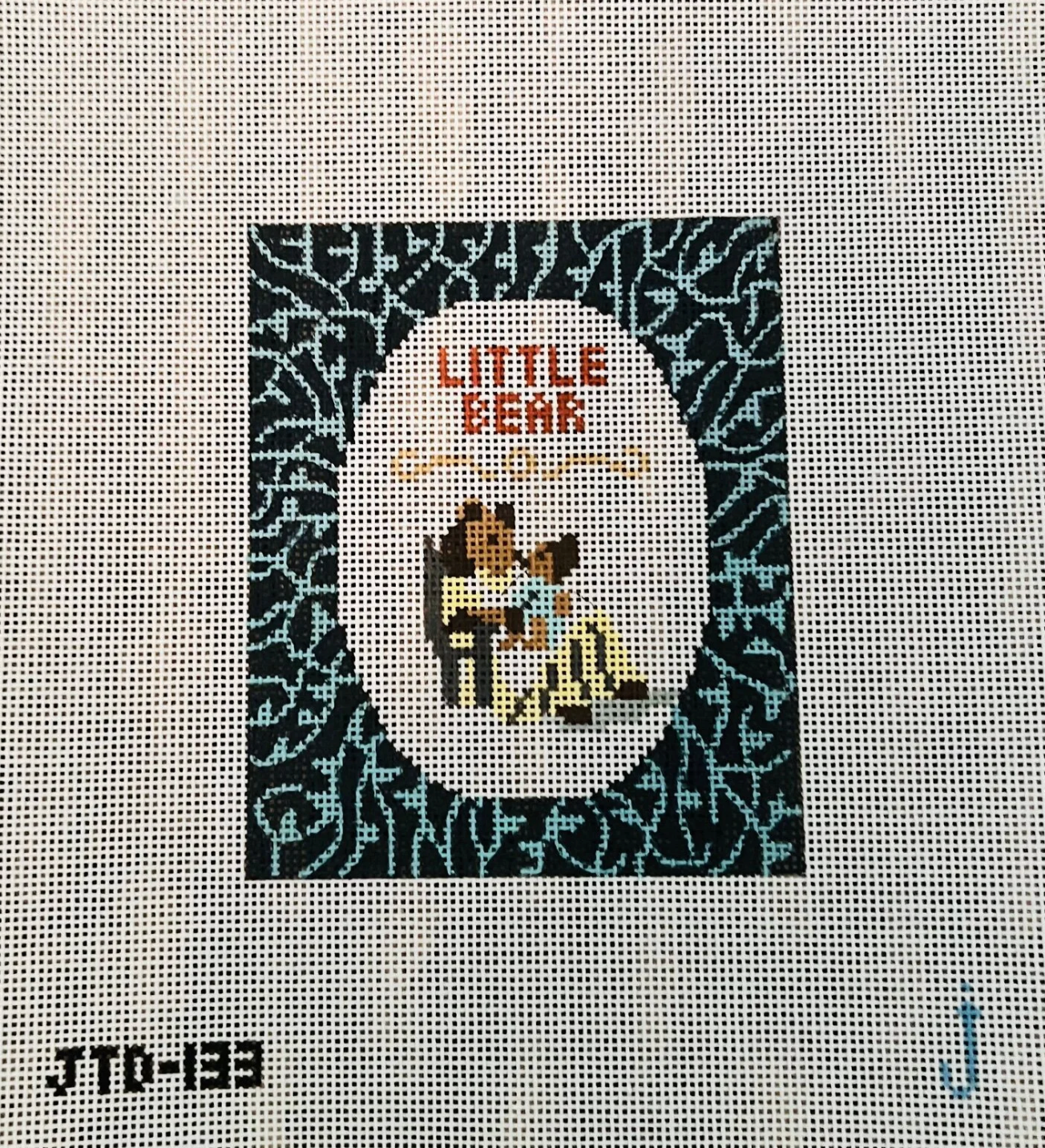 jessica tongel Little Bear Storybook needlepoint canvas