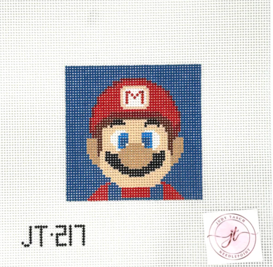judy tasch mario needlepoint canvas