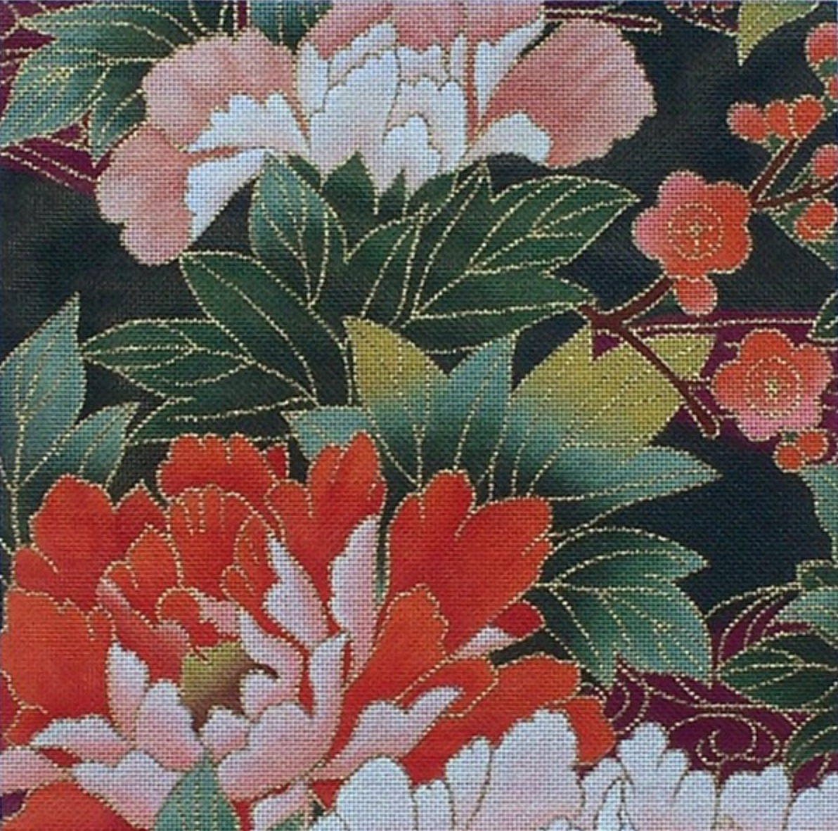 julias needleworks silk road needlepoint canvas