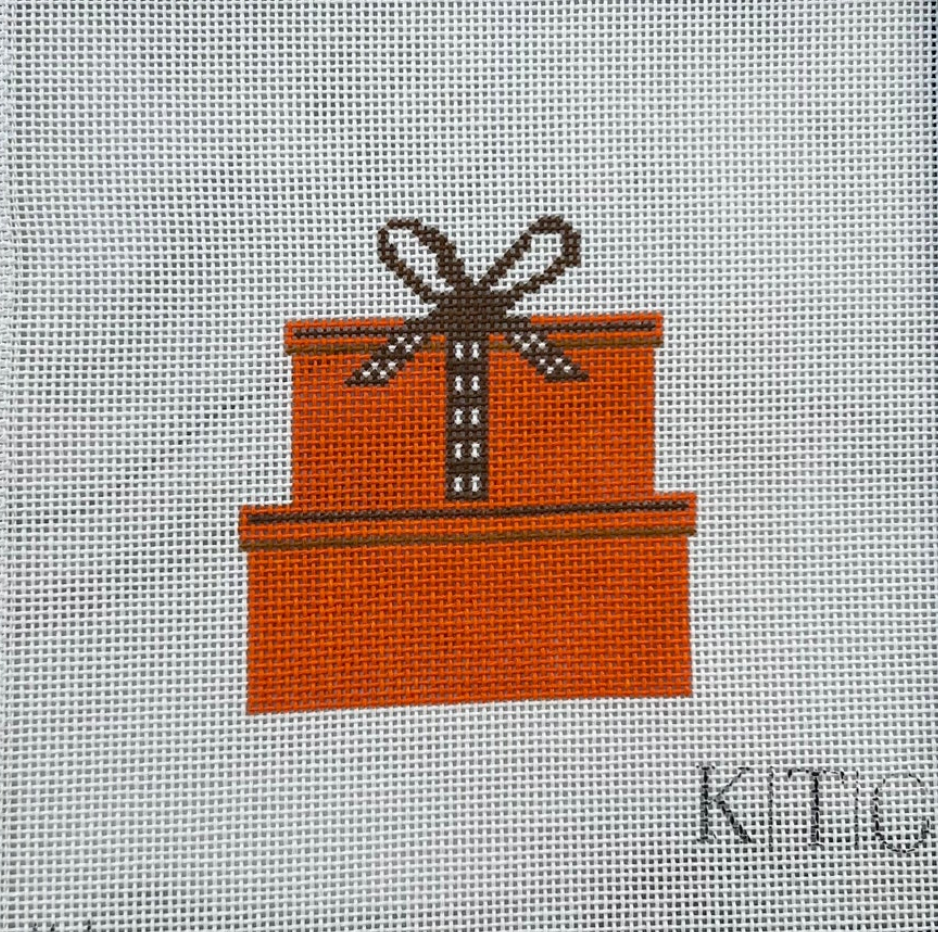 kate the great ktg orange gifts boxes needlepoint canvas