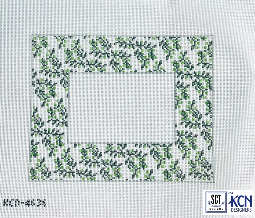 kcd Vines Pillow/Frame needlepoint canvas