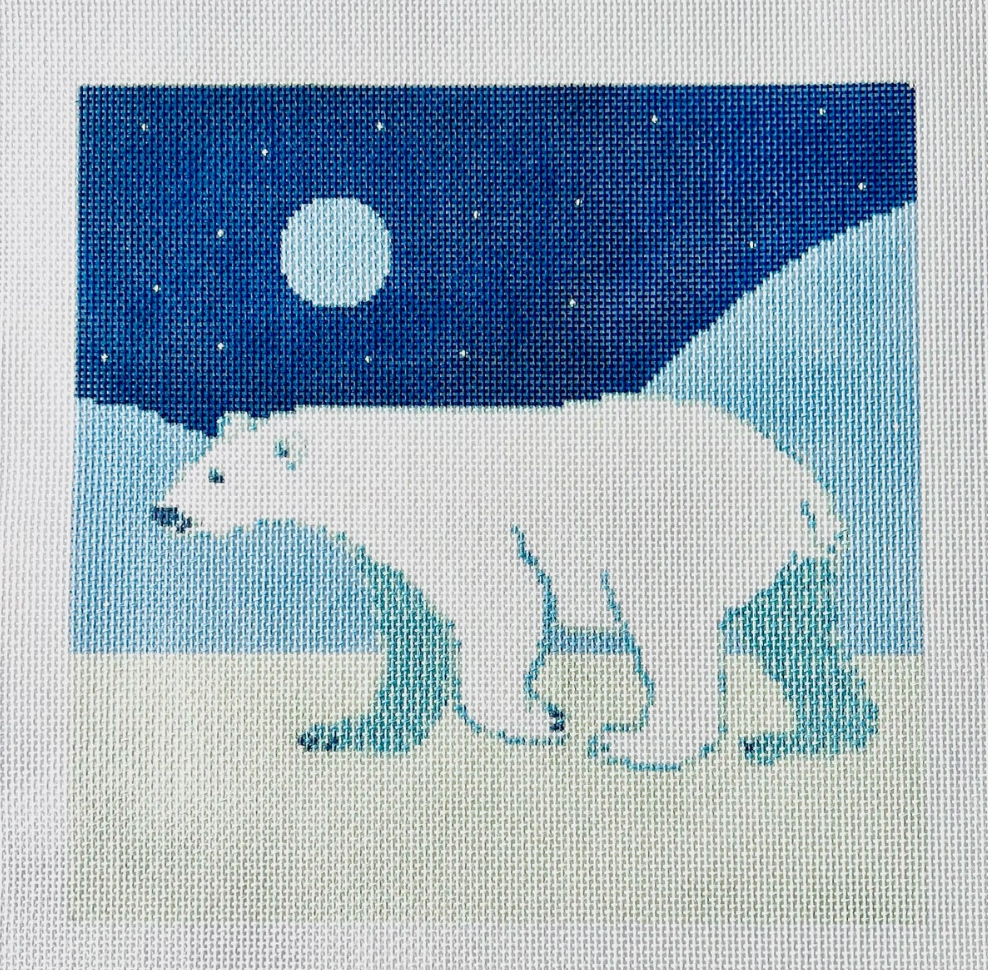 kcd thorn alexander Polar Bear needlepoint Canvas