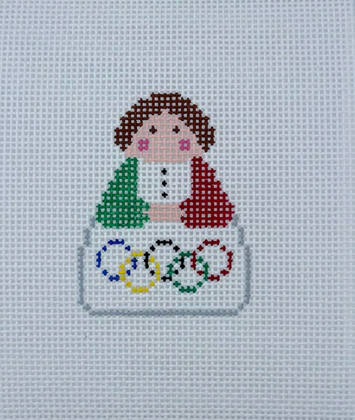 kcn Italian Olympic Stitch-It Angel needlepoint canvas