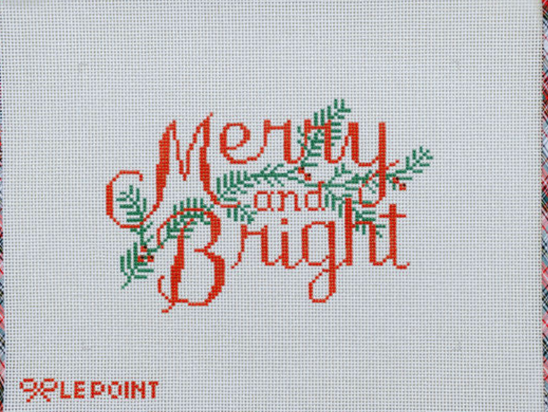 le point Merry and Bright needlepoint canvas
