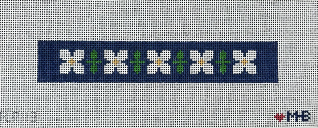 love mhb Big Bloom Key Fob Magnolia needlepoint canvas