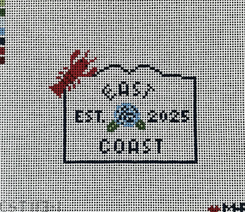 love mhb  Entering East Coast Summer needlepoint canvas