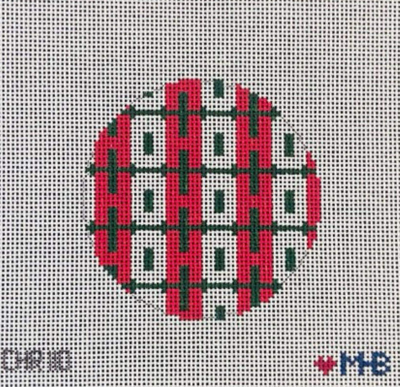 love mhb HOHOHO Round needlepoint canvas
