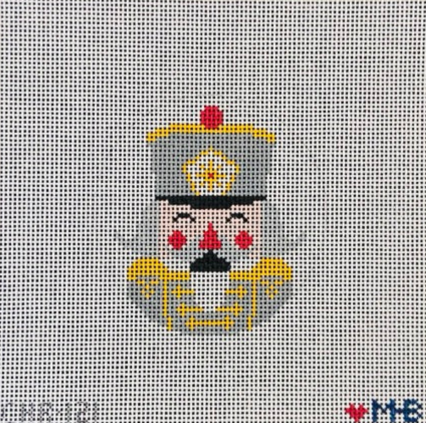 love mhb Nutcracker Constantine Round ornament needlpoint canvas