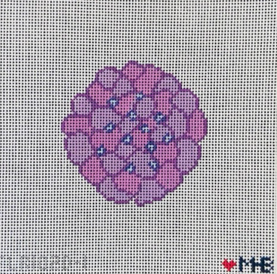 love mhb Purple Hydrangea BEGINNER needlepoint KIT