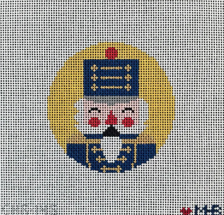 lvoe mhb Nutcracker Horatio Round needlepoint canvas