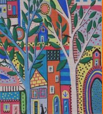 maggie and co sun struckneedlepoint canvas