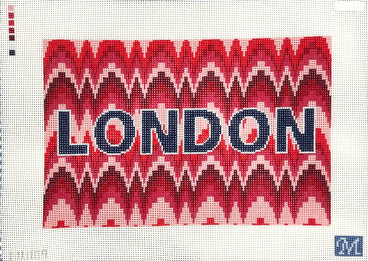 maura nolan London needlepoint canvas