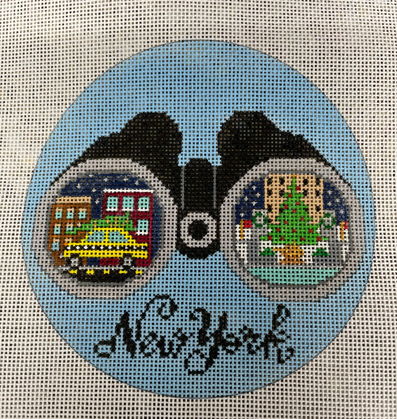 meredith collection eye spy nyc needlepoint canvas