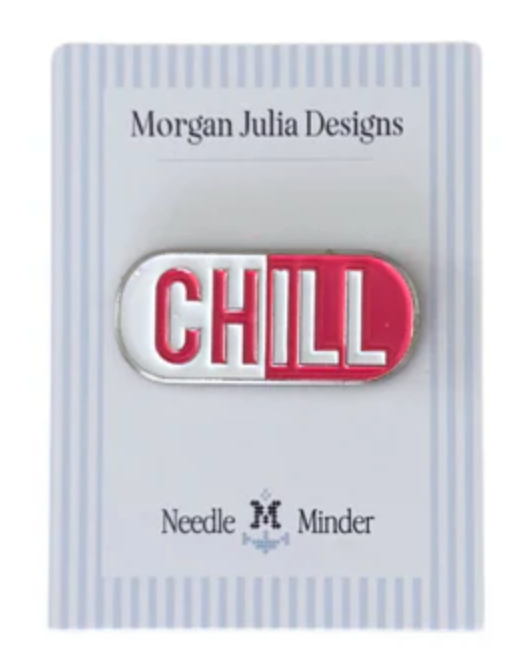 morgan julia Chill Pill Needle Minder Pink needleminder