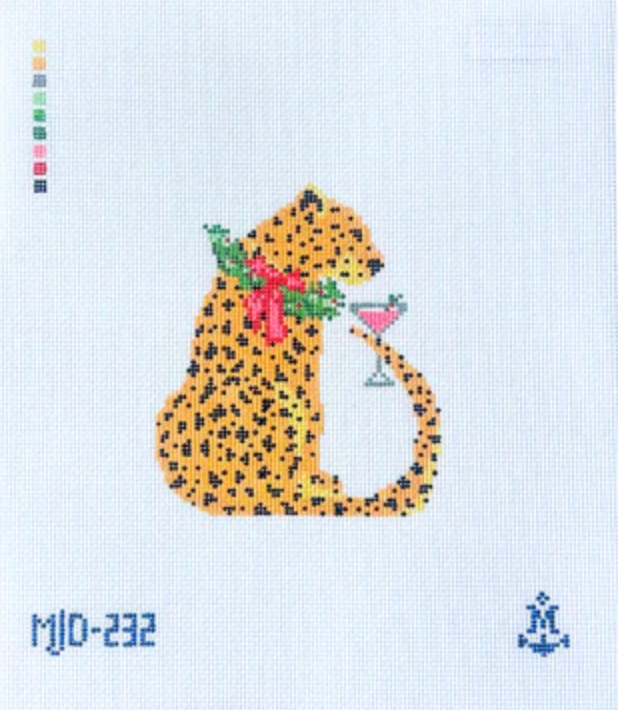 morgan julia Jingle Juice needlepoint canvas