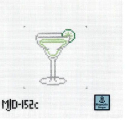 morgan julia Margarita Silhouette needlepoint canvas