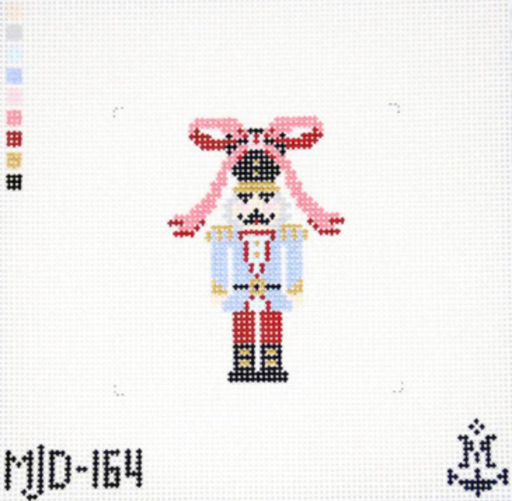 morgan julia Nutcracker with Bow needlepoint canvas