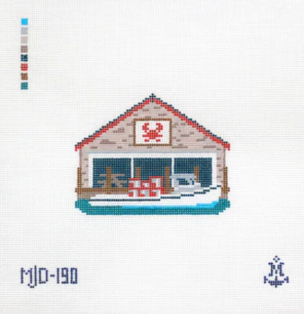 morgan julia crab shack needlepoint canvas