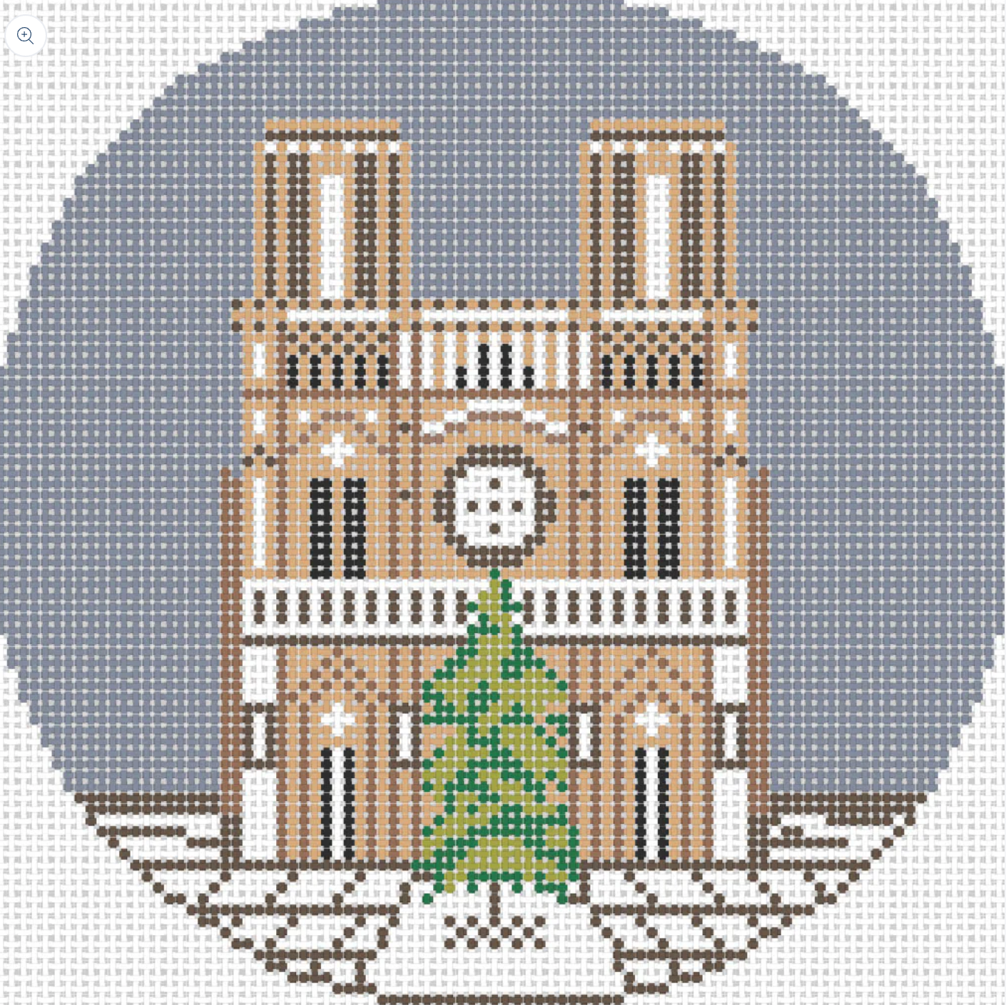 officially needlepoint The Cathedrals of the World Notre Dame canvas