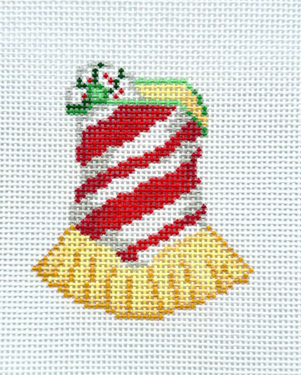 painted stitch NYC Rockettes Christmas Costume needlepoint canvas