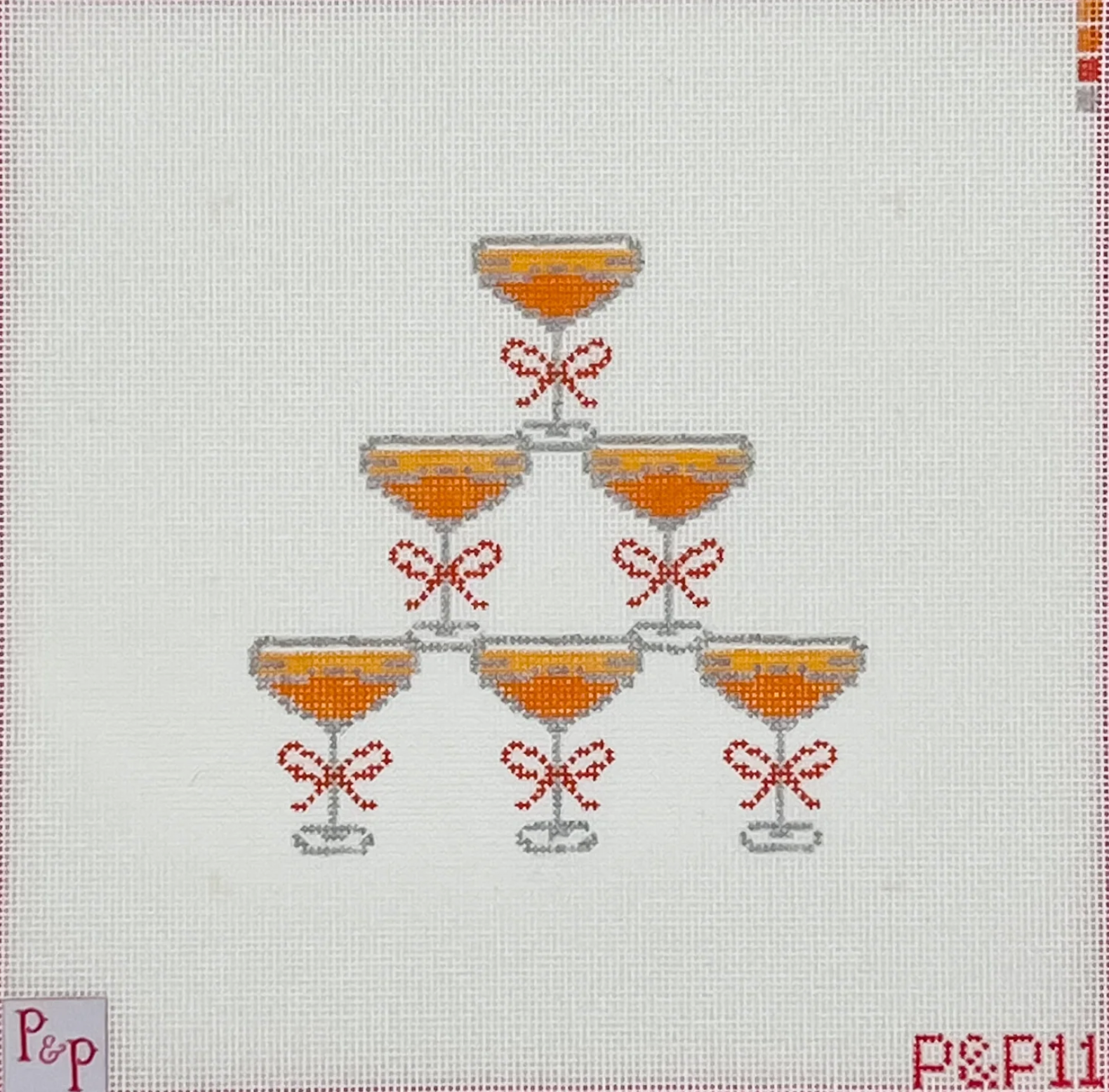penny and penny aperol spritz tower
needlepoint canvas