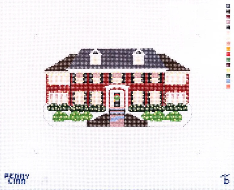 penny linn Home Alone House needlepoint canvas